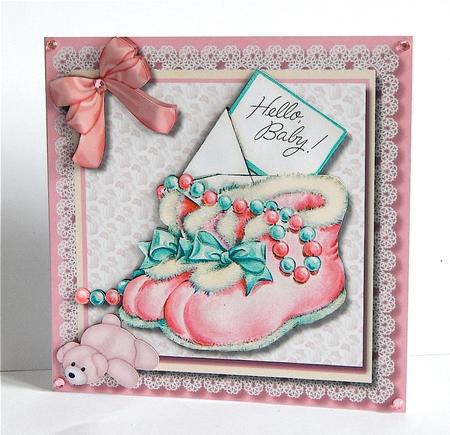 Beautiful Booties for a Baby Girl by Denise Murray