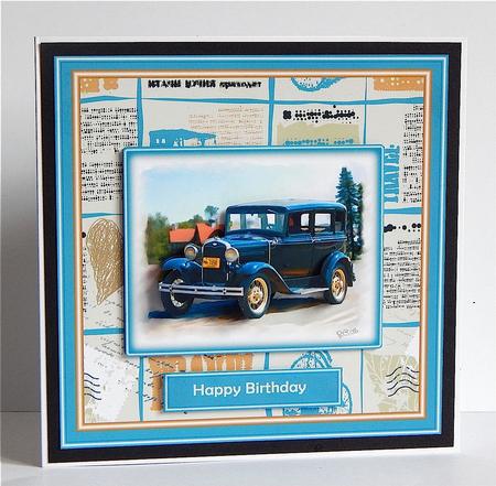 Travel by Vintage Car by Denise Murray