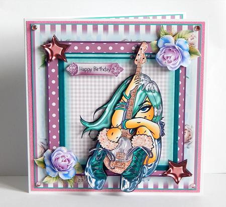 Star Card Front Kit by Denise Murray