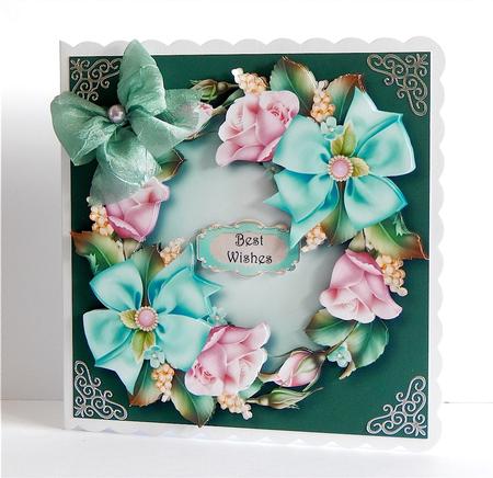 The Tiffany Rose Wreath by Denise Murray