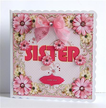 Sister - Pink by Denise Murray