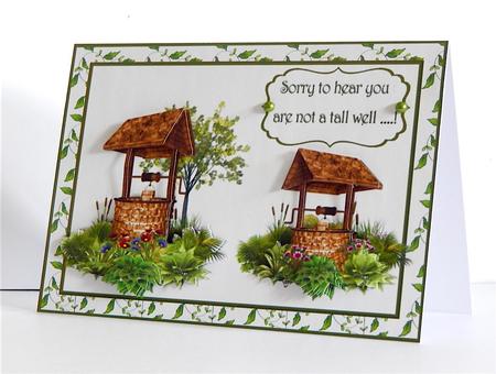 Wishing You Well - Humorous Get Well Card by Denise Murray