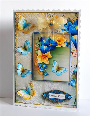 Cardtopper with Matching Envelope Spring 867 by Denise Murray