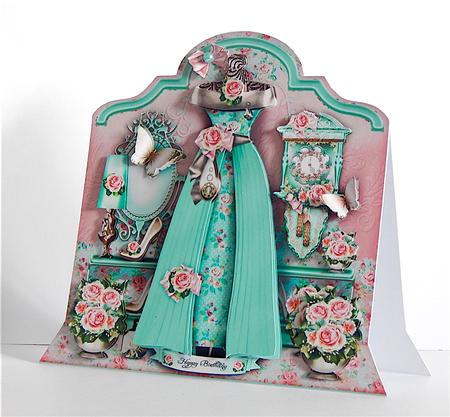 Turquoise Dressing Room Card Mini Kit by Denise Murray