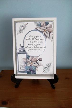 Beautiful Watercolour Christmas Verse 4 by Denise Mynard