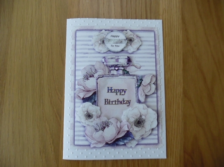 SCENTSY BIRTHDAY 3 A5 DECOUPAGE TOPPER  by Denise Mynard