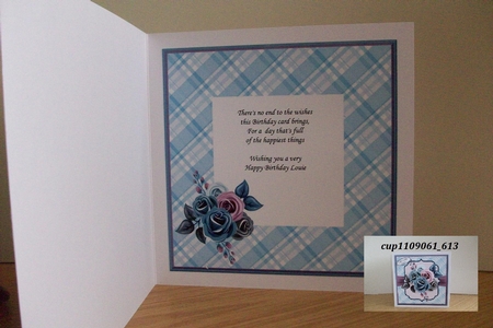 Wrapped Florals Insert by Denise Mynard