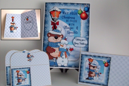 Magic and sparkle at Christmas A5 by Denise Mynard