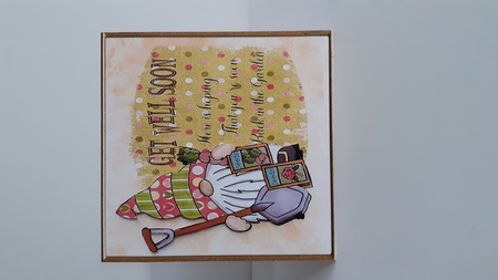 6 X 6 A Gardening Get Well  message by Denise Mynard