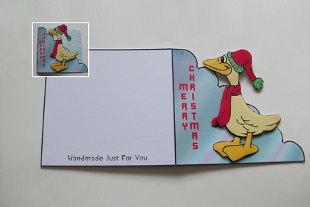 Christmas Goose Cut and Fold by Denise Mynard