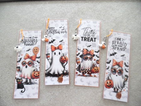 Halloween Ghosty Girls 4 x bookmarks 1 (large size) Featured Gallery Photo