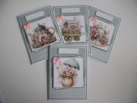 Flower Mix #4 Mini Kit 5x7 (3) by Denise Mynard