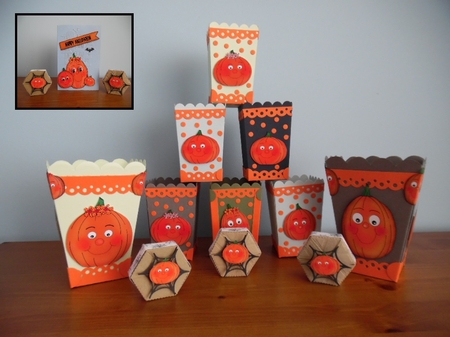 Happy Pumkins by Denise Mynard