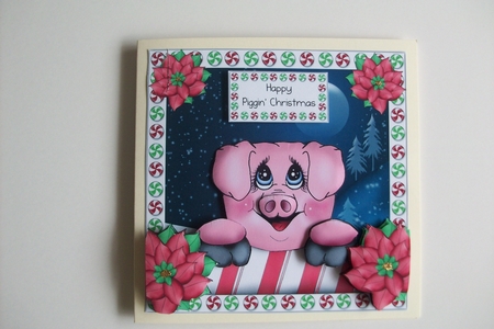 Happy Piggin' Christmas! by Denise Mynard
