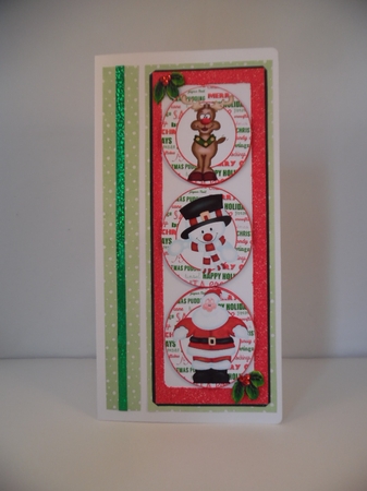 Santa and Friends in Christmas Frames Dl by Denise Mynard