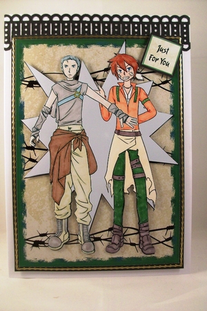 Manga Boys on Flash 1 by Denise Mynard