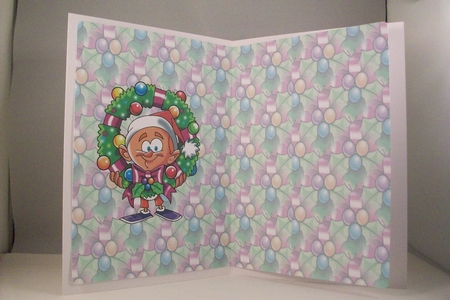 Smiles at Christmas Blank Insert by Denise Mynard