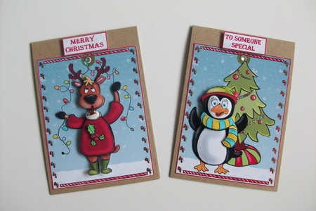 Christmas Tiny Toppers by Denise Mynard
