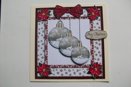 Beautiful Golden Baubles 8x8 Mini Kit by Denise Mynard