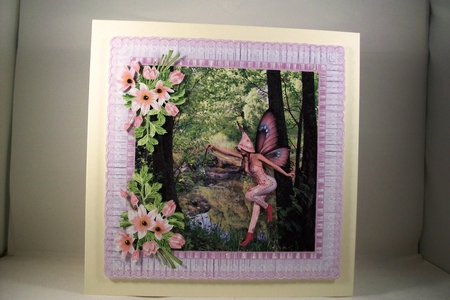 Fairy Anemone by the pond by Denise Mynard