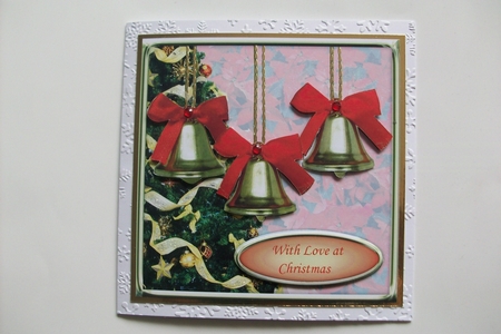 JJ CHRISTMAS BELLS GOLDEN 6X6 by Denise Mynard