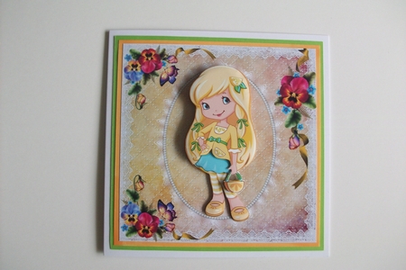 Lemon Merirgue Looking smart in her New Dress by Denise Mynard