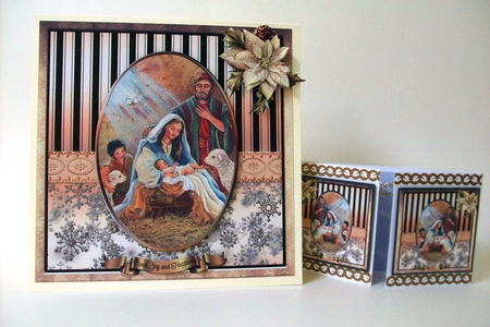 Nativity Scene 1 by Denise Mynard