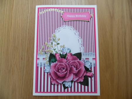 Pink Roses by Denise Mynard