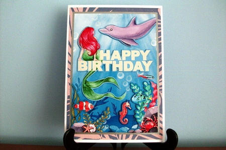 Birthday Mermaid by Denise Mynard