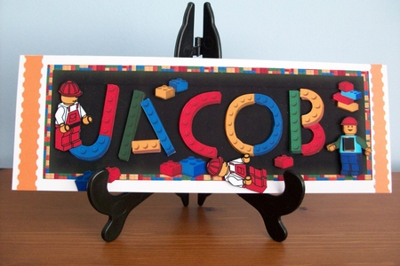 Jacob- Building Block LDL card  by Denise Mynard