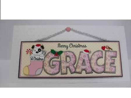 Patch 1st Xmas Grace Large Dl by Denise Mynard