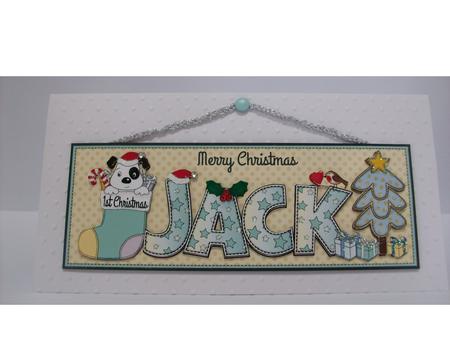 Patch 1st Xmas Jack Large Dl by Denise Mynard