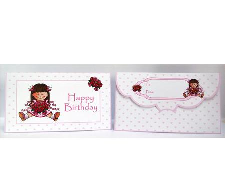 Birthday Girl Pink Moneywallet by Denise Mynard