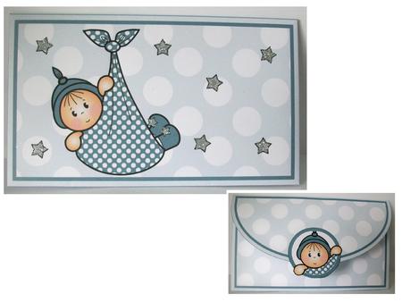 A Baby Boy Money Wallet by Denise Mynard