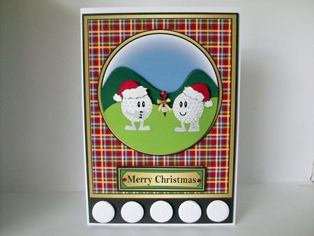 Christmas Golfing by Denise Mynard