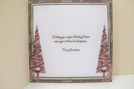 A Joyous Christmas 8 x 8ins Insert 2 by Denise Mynard