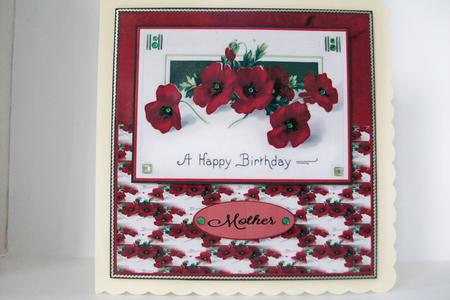 Vintage Poppy by Denise Mynard