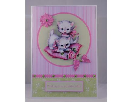 Sweet Kittens Topper & Decoupage by Denise Mynard