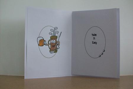 Golf and a Pint Insert by Denise Mynard