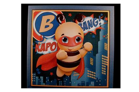 Bumble Hero Card Front by Denise Mynard