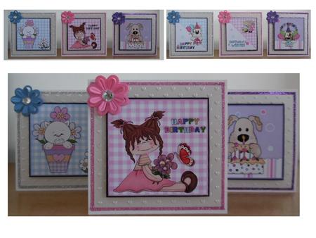 6 Childrens Toppers by Denise Mynard
