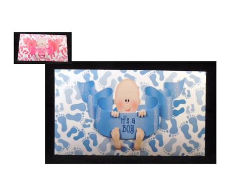 It's a Boy Money Wallet by Denise Mynard