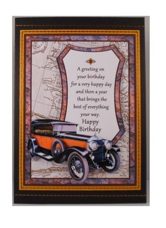 Old Red Car by Denise Mynard