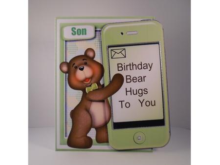 Over the Edge , Birthday Bear Hugs to You by Denise Mynard