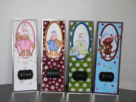 Christmas Nitwit Bookmarks by Denise Mynard