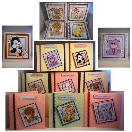 8x8 Bumper 8 Page Stuffed with Love , Birthday Kit by Denise Mynard