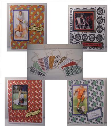 Mens Sports Paper Pack by Denise Mynard