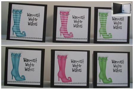 Christmas Efl Boots by Denise Mynard