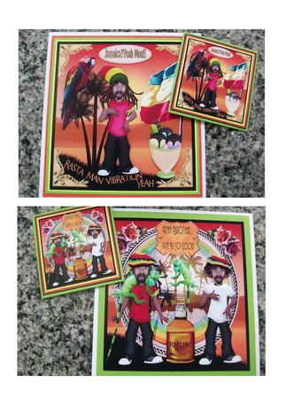 Mini Kit Rasta Man Vibration Yeah by Denise Mynard