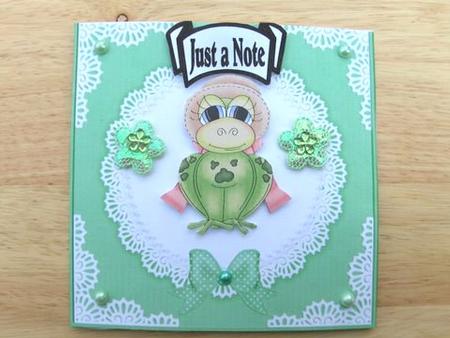8 x 8 Pearls and Lace Card Front by Dennis Sharp
